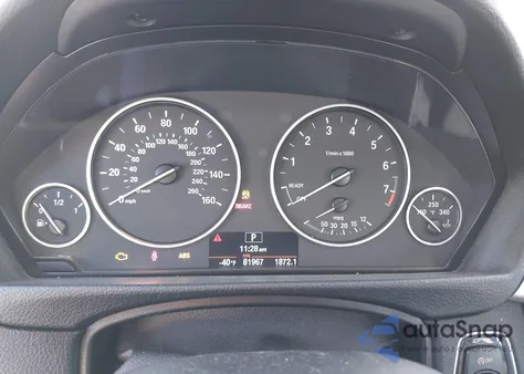 2013 BMW 320I xDrive z USA, uszkodzony, nr VIN WBA3C3C53DF982085